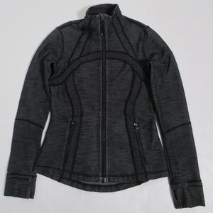 Lululemon Define Jacket. Denim black colour. Size 4 but fits small
